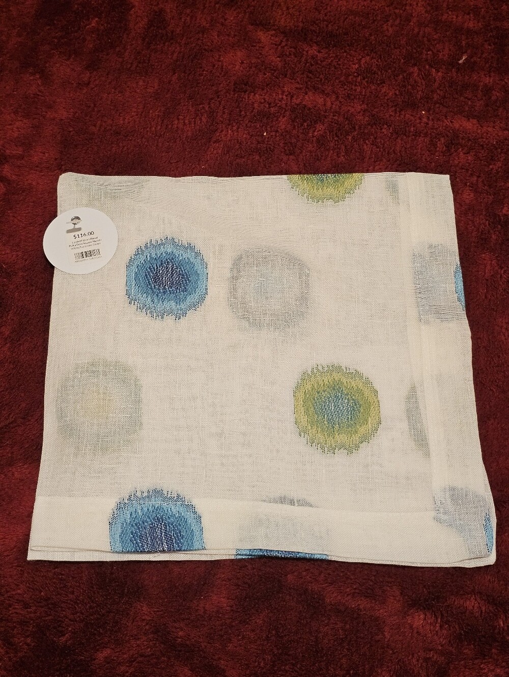 Bodrum Confetti Turquoise Green Napkins Set Of 3